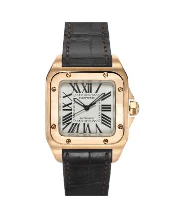 Cartier Santos 100 Medium Rose Gold W20108Y1