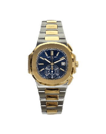 Patek Philippe Nautilus Chronograph 5980/1AR-001 Blue Dial Aug 2014