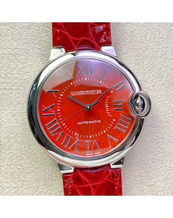 BALLON BLEU DE  36MM 3K FACTORY RED STRAP