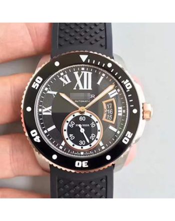 CALIBRE DE  DIVER W7100056 42MM JF FACTORY BLACK DIAL