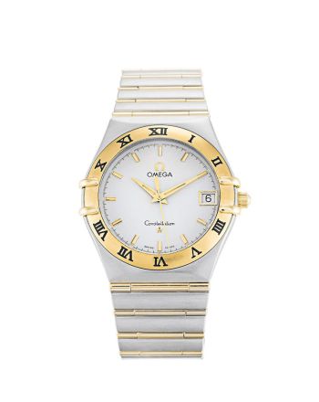 Omega Constellation 1212.30.00 Mens Steel Yellow Gold Quartz Watch