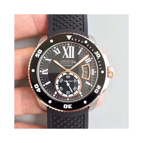 CALIBRE DE  DIVER W7100056 42MM JF FACTORY BLACK DIAL