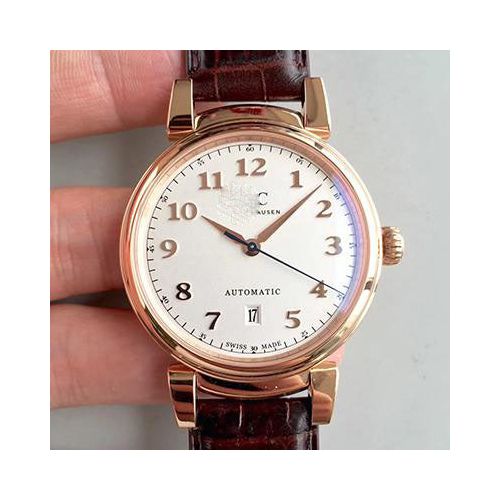 DA VINCI AUTOMATIC IW356601 ROSE GOLD MKS FACTORY WHITE DIAL